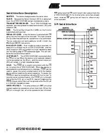 浏览型号AT25040N-10SI-2.7的Datasheet PDF文件第6页