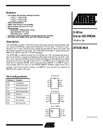 浏览型号AT93C46A-10PI-2.7的Datasheet PDF文件第1页