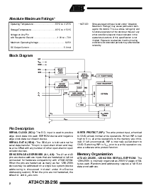 浏览型号AT24C256-10PI-2.7的Datasheet PDF文件第2页