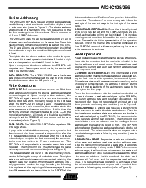 浏览型号AT24C256-10PI-2.7的Datasheet PDF文件第7页