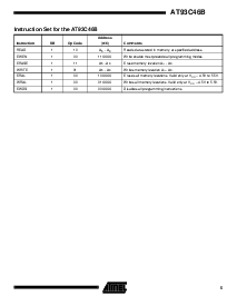 浏览型号AT93C46B-10PI-2.7的Datasheet PDF文件第5页