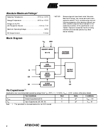 浏览型号AT93C46C-10PI-2.5的Datasheet PDF文件第2页