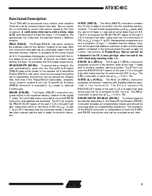 浏览型号AT93C46C-10PI-2.5的Datasheet PDF文件第5页