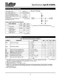 浏览型号ispLSI2128VL-135LT176I的Datasheet PDF文件第4页