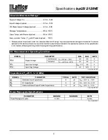 浏览型号ispLSI2128VE-100LQ160的Datasheet PDF文件第3页