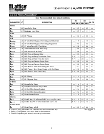 浏览型号ispLSI2128VE-100LQ160的Datasheet PDF文件第7页