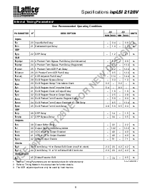 浏览型号ISPLSI2128V-60LT100I的Datasheet PDF文件第6页