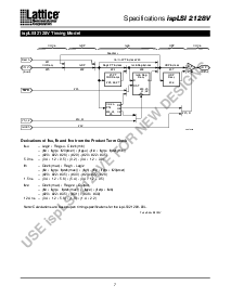 浏览型号ISPLSI2128V-60LT100I的Datasheet PDF文件第7页