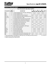 浏览型号ispLSI2192VL-150LB144的Datasheet PDF文件第5页
