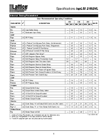 浏览型号ispLSI2192VL-150LB144的Datasheet PDF文件第6页