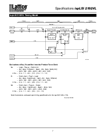 浏览型号ispLSI2192VL-150LB144的Datasheet PDF文件第7页