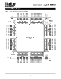 浏览型号ispLSI3256E-100LQ的Datasheet PDF文件第2页