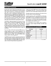 浏览型号ispLSI3256E-100LQ的Datasheet PDF文件第3页