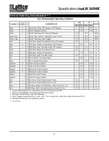 浏览型号ispLSI3256E-100LQ的Datasheet PDF文件第6页