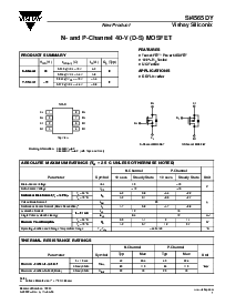 浏览型号Si4565DY的Datasheet PDF文件第1页