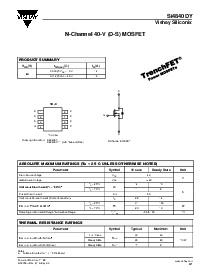 浏览型号SI4840DY的Datasheet PDF文件第1页