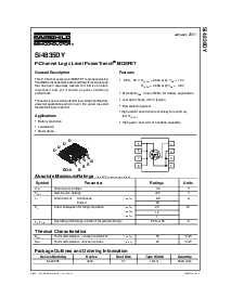 浏览型号SI4835DY的Datasheet PDF文件第1页