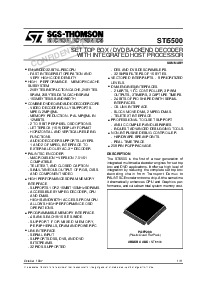 浏览型号STI5500的Datasheet PDF文件第1页