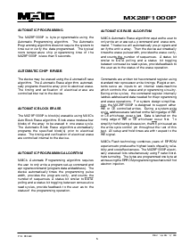 浏览型号MX28F1000PPI-70的Datasheet PDF文件第5页