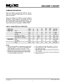 浏览型号MX28F1000PPI-70的Datasheet PDF文件第7页