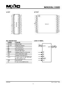 浏览型号MX26L1620MI-90的Datasheet PDF文件第3页