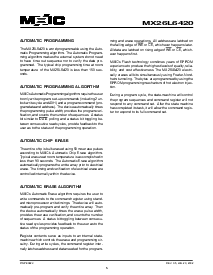 浏览型号MX26L6420TI-90的Datasheet PDF文件第5页