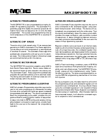 浏览型号MX29F800TMI-90的Datasheet PDF文件第5页