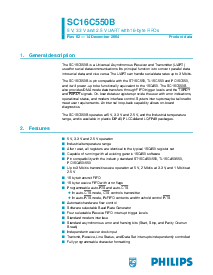 浏览型号SC16C550BIA44的Datasheet PDF文件第1页