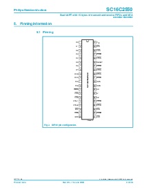 浏览型号SC16C2550IA44的Datasheet PDF文件第4页