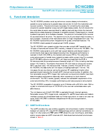 浏览型号SC16C2550IA44的Datasheet PDF文件第9页