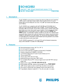 浏览型号SC16C2552IA44的Datasheet PDF文件第1页