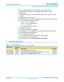 浏览型号SC16C650AIA44的Datasheet PDF文件第2页