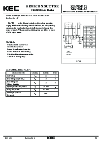 浏览型号KIA78M05F的Datasheet PDF文件第1页