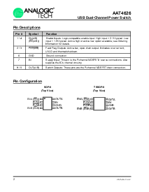 浏览型号AAT4626IAS-1-T1的Datasheet PDF文件第2页