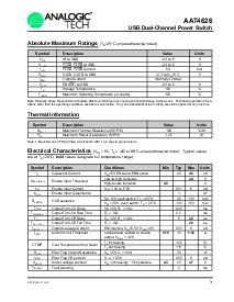 浏览型号AAT4626IAS-1-T1的Datasheet PDF文件第3页