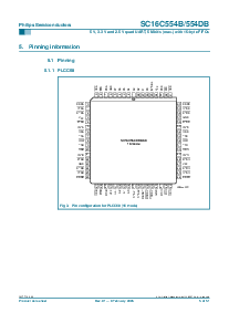 浏览型号SC16C554DBIB64的Datasheet PDF文件第5页