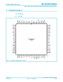 浏览型号SC16C554DIB64的Datasheet PDF文件第5页