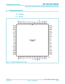 浏览型号SC16C554IB80的Datasheet PDF文件第5页