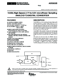 浏览型号ADS8325IBDGKR的Datasheet PDF文件第1页