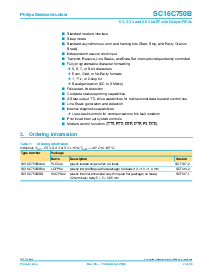 浏览型号SC16C750BIBS的Datasheet PDF文件第2页
