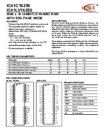 浏览型号IC41C16256-35K的Datasheet PDF文件第2页