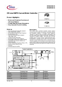 浏览型号ICE2AS01G的Datasheet PDF文件第3页