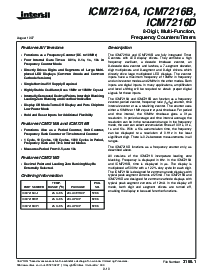 浏览型号ICM7216A的Datasheet PDF文件第1页