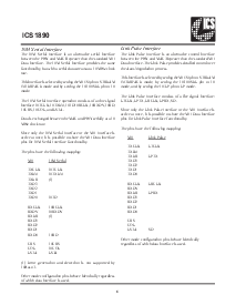 浏览型号ICS1890Y的Datasheet PDF文件第6页