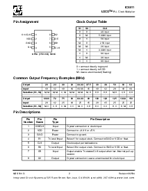 浏览型号ICS511MILF的Datasheet PDF文件第2页