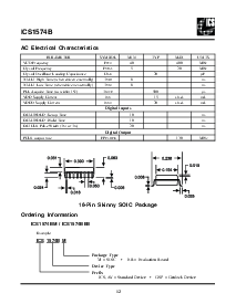 浏览型号ICS1574BM的Datasheet PDF文件第12页