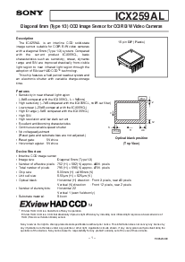 浏览型号ICX259AL的Datasheet PDF文件第1页