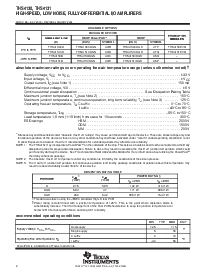 浏览型号THS4130IDGK的Datasheet PDF文件第2页