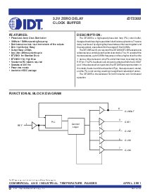 浏览型号IDT2305-1HDCI的Datasheet PDF文件第1页