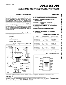 浏览型号MAX693ACPE的Datasheet PDF文件第1页